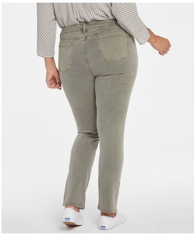 Plus Size Sheri Slim Jeans Moss $40.18 Jeans