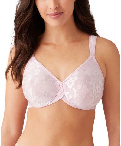 Awareness Full Figure Seamless Underwire Bra 85567 Up To I Cup Pink $39.78 Bras