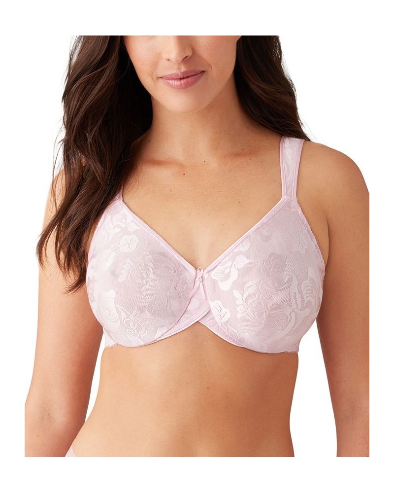 Awareness Full Figure Seamless Underwire Bra 85567 Up To I Cup Pink $39.78 Bras