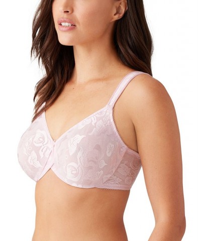 Awareness Full Figure Seamless Underwire Bra 85567 Up To I Cup Pink $39.78 Bras