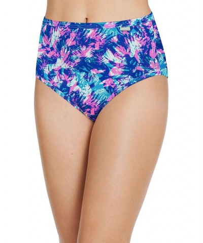 Elance Brief 3 Pack Underwear 1484 1486 Extended Sizes Softest Teal/belvedere Stripe Violet/tropical Burst $11.04 Panty