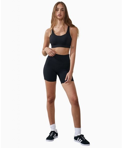 Women's Ultimate Booty Shaper Bike Shorts Black $22.00 Shorts