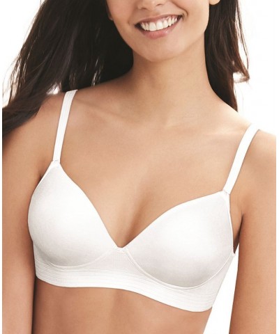 Ultimate No Dig Support Wireless Bra DHHU35 White $14.84 Bras