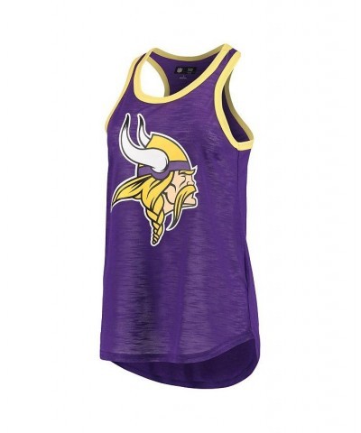 Women's Purple Minnesota Vikings Tater Tank Top Purple $16.00 Tops