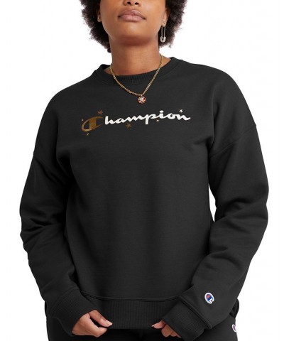 Women's Star Logo Powerblend Crewneck Sweatshirt Black $25.18 Sweatshirts