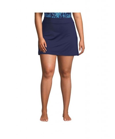 Women's Plus Size Swim Cover-Up Swim Skirt Bottoms Deep sea navy $36.01 Swimsuits