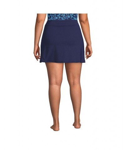 Women's Plus Size Swim Cover-Up Swim Skirt Bottoms Deep sea navy $36.01 Swimsuits