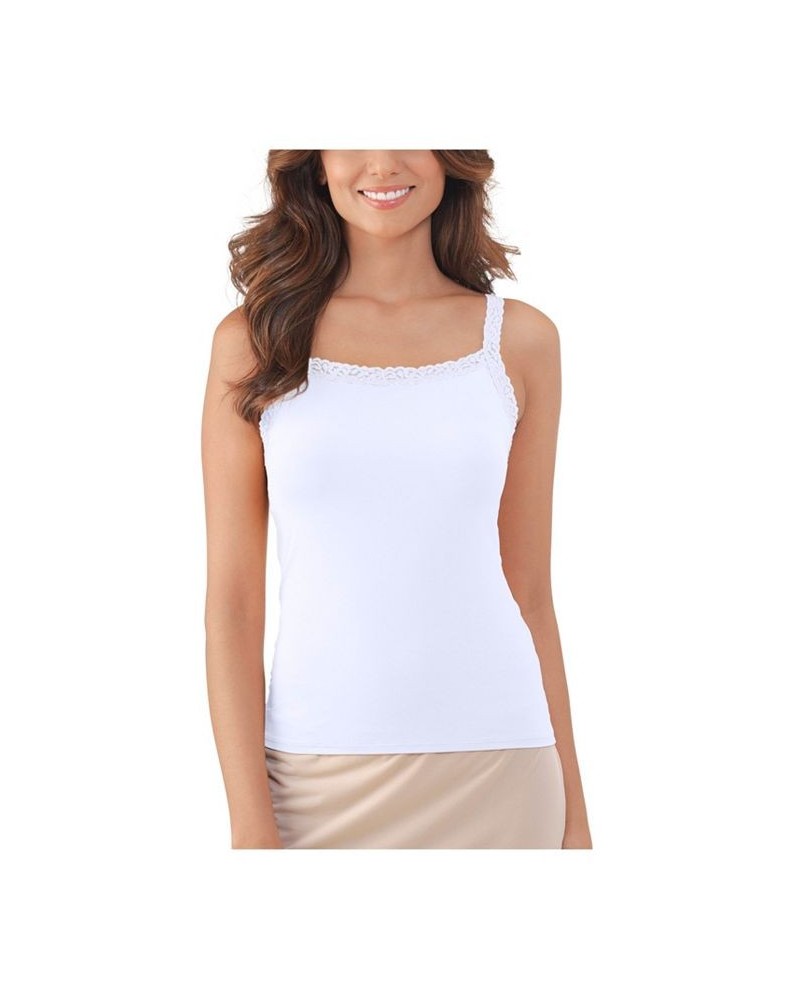 Perfect Lace Reversible Camisole 17166 White $17.33 Sleepwear