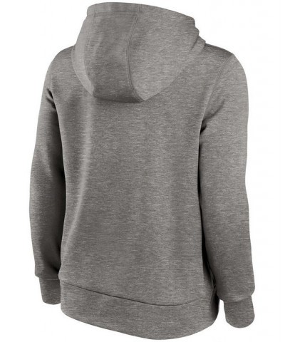 Women's Heathered Charcoal Cleveland Browns Performance Pullover Hoodie Black $42.30 Sweatshirts