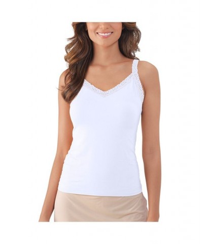 Perfect Lace Reversible Camisole 17166 White $17.33 Sleepwear