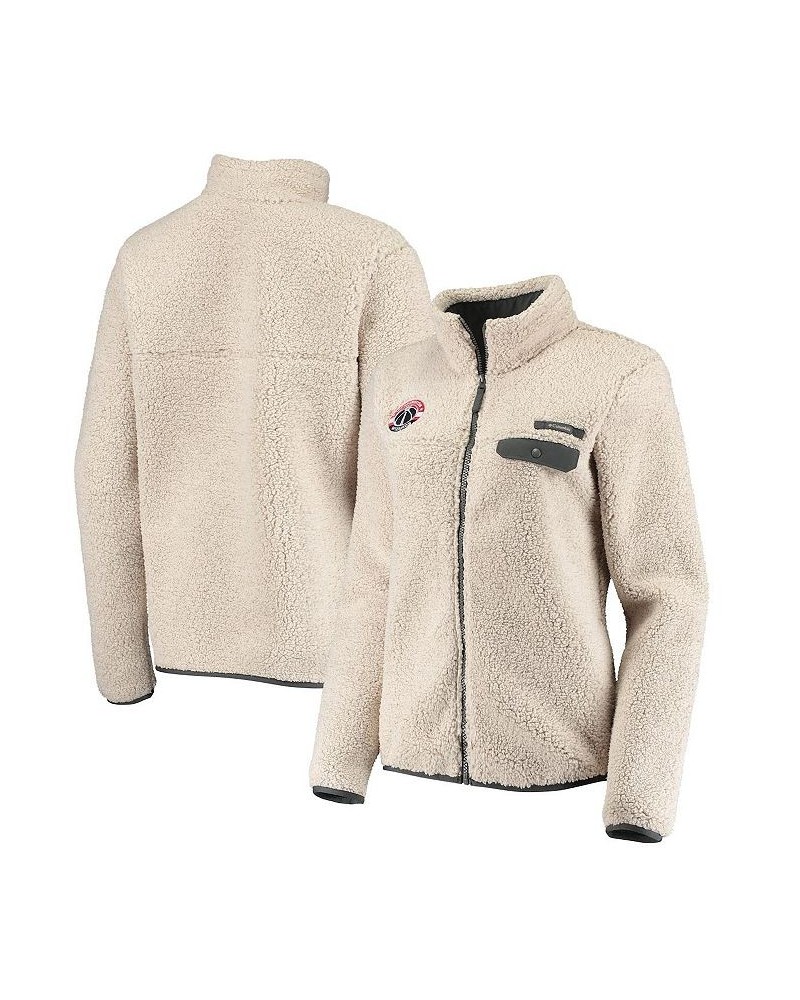 Women's White Washington Wizards Mountainside Full-Zip Jacket $40.80 Jackets