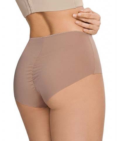 Women's Classic High-Waisted Shaper Panty Brown $20.65 Panty