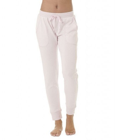 Women's Hacci Long Sleeve Pajama Set Blush $44.00 Sleepwear