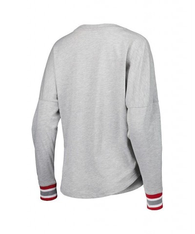 Women's Heathered Gray Oklahoma Sooners Andy Long Sleeve T-shirt Heathered Gray $22.50 Tops