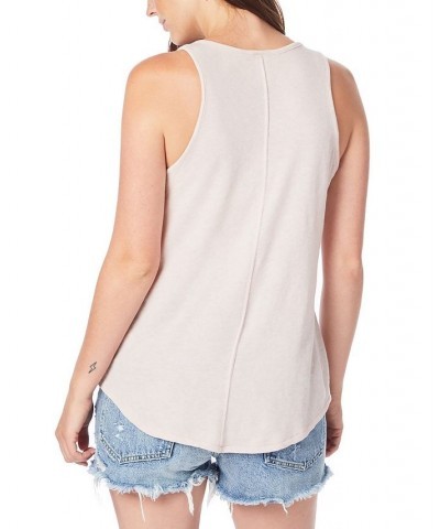 Women's Backstage Tank Top Vintage-Like Faded Pink $12.74 Tops