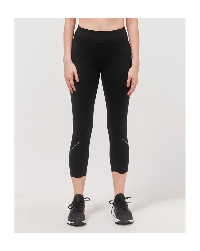 Ready and Go Reflective Laser Cut Ventiflo Leggings 23" for Women Black $46.02 Pants