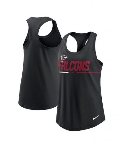 Women's Black Atlanta Falcons Team Name City Tri-Blend Racerback Tank Top Black $26.09 Tops