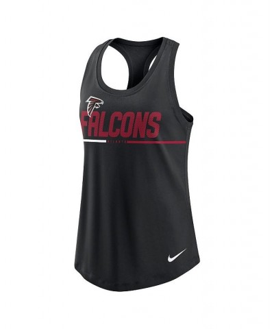 Women's Black Atlanta Falcons Team Name City Tri-Blend Racerback Tank Top Black $26.09 Tops