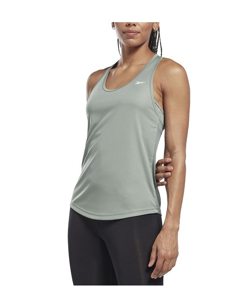 Women's Workout Ready Mesh Tank Top Green $11.70 Tops