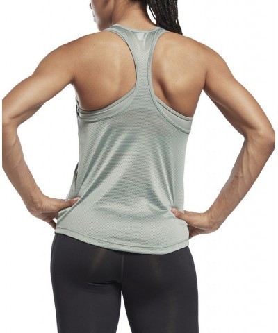 Women's Workout Ready Mesh Tank Top Green $11.70 Tops