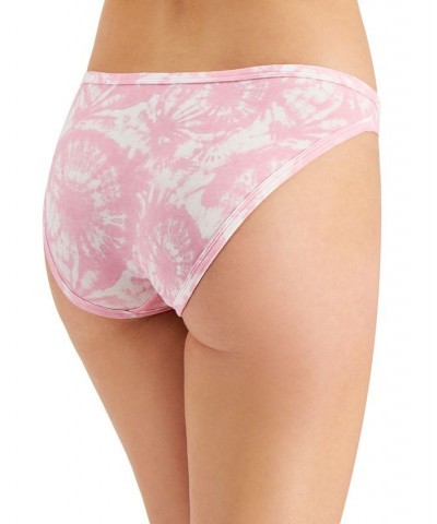 Women’s Lace Trim Bikini Underwear Tiedye Pink $8.63 Panty