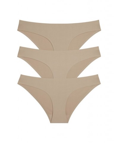 Women's Skinz Hipster Pack of 3 Nude $25.30 Panty