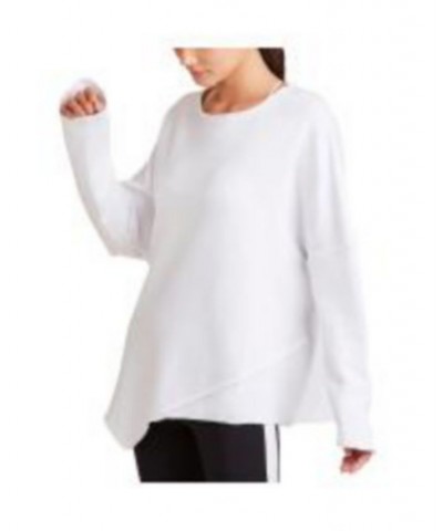 Adult Women Exhale Sweatshirt White $61.64 Sweatshirts