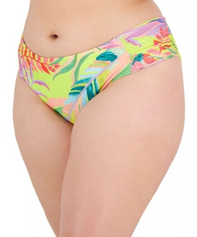 Plus Size Costa Bella Side-Shirred Hipster Bikini Bottoms Multi $39.00 Swimsuits