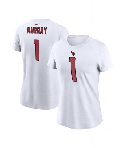 Women's Kyler Murray White Arizona Cardinals Player Name Number T-shirt White $29.99 Tops