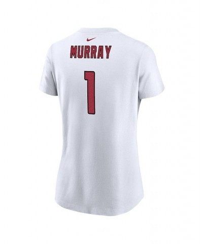 Women's Kyler Murray White Arizona Cardinals Player Name Number T-shirt White $29.99 Tops