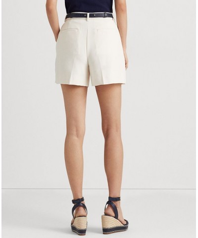 Women's Pleated Georgette Shorts Mascarpone Cream $58.05 Shorts