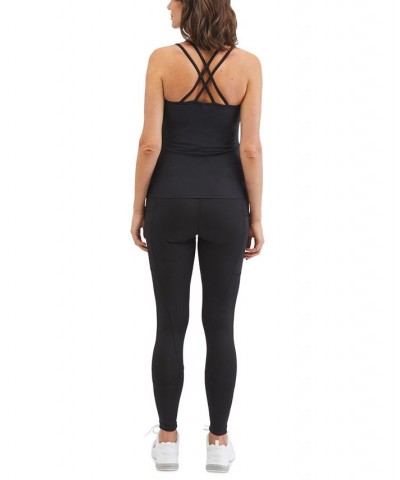 Performance Workout Maternity Tank Top Black $21.56 Tops