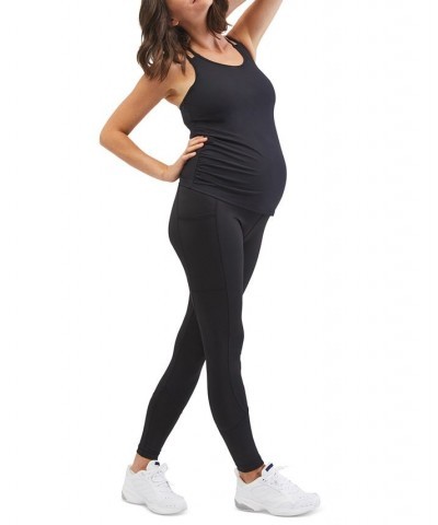 Performance Workout Maternity Tank Top Black $21.56 Tops