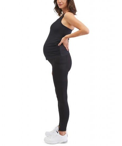 Performance Workout Maternity Tank Top Black $21.56 Tops