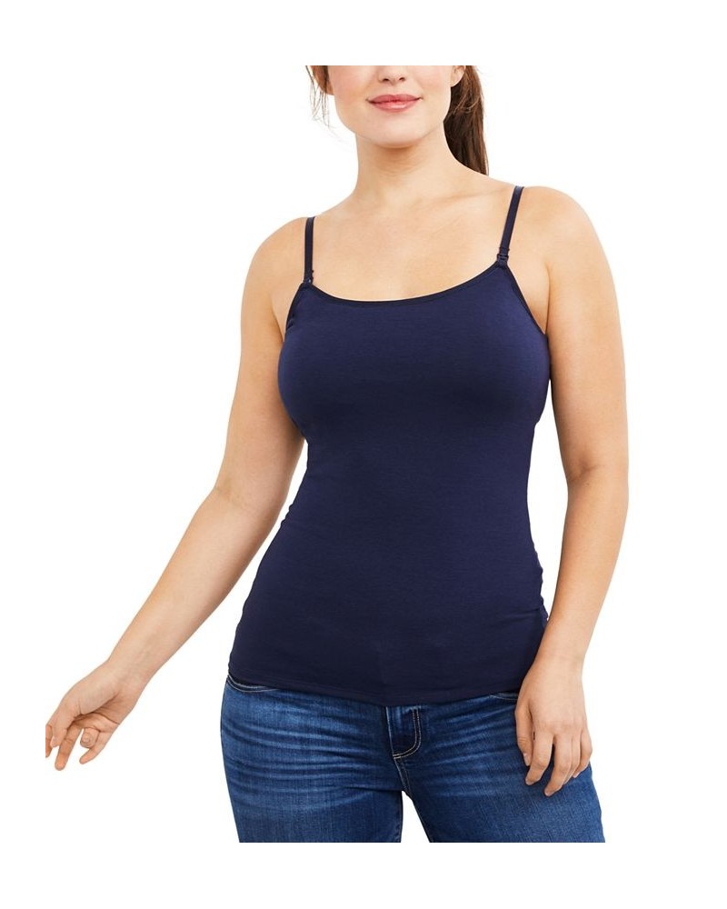 Maternity Nursing Camisole Blue $22.08 Tops