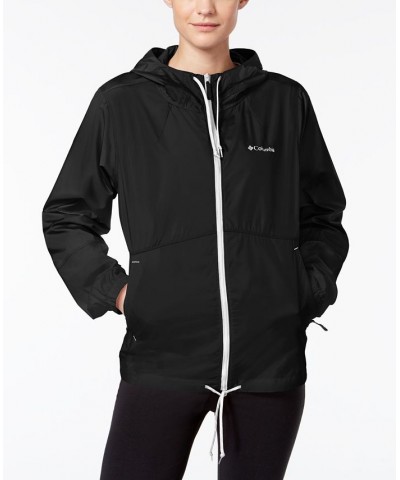 Women's Flash Forward Water-Resistant Windbreaker Black $42.50 Jackets