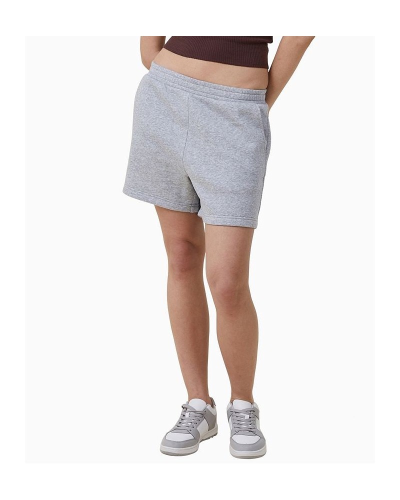 Women's Classic Fleece Shorts Gray Marle $22.79 Shorts