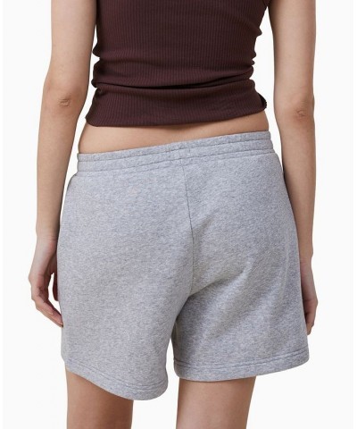 Women's Classic Fleece Shorts Gray Marle $22.79 Shorts