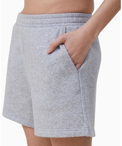 Women's Classic Fleece Shorts Gray Marle $22.79 Shorts