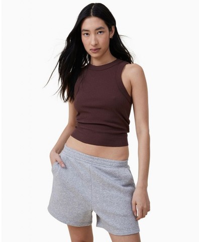 Women's Classic Fleece Shorts Gray Marle $22.79 Shorts