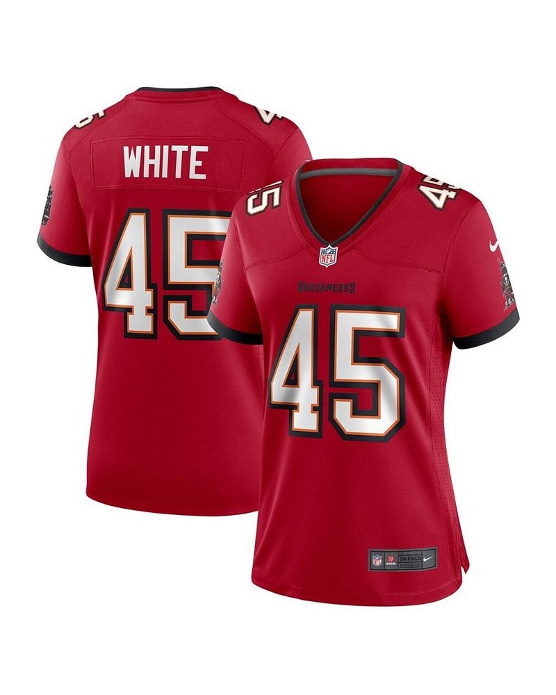 Women's Tampa Bay Buccaneers Game Player Jersey - Devin White Red $56.00 Jersey