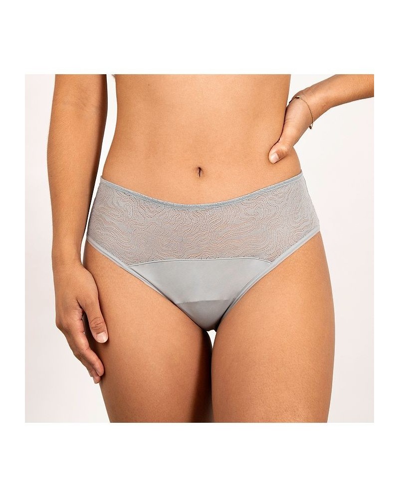 Leak proof Lace Hipster Gray $23.00 Panty