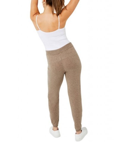 Sweater Jogger Maternity Pants Brown $47.07 Pants