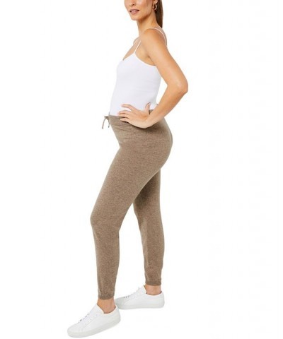 Sweater Jogger Maternity Pants Brown $47.07 Pants