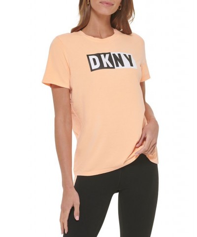 Logo T-Shirt Orange $13.57 Tops