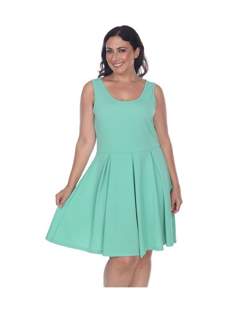 Women's Plus Size Crystal Dress Green $29.24 Dresses