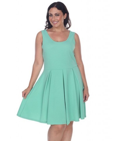 Women's Plus Size Crystal Dress Green $29.24 Dresses