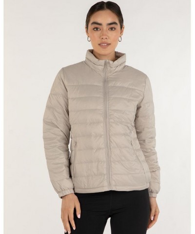 Urbaneer Down Packable Jacket for Women Gray $89.30 Jackets