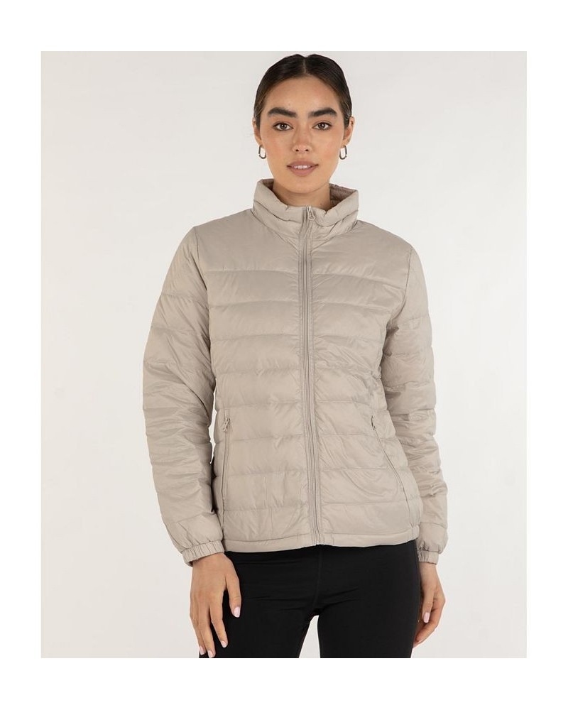 Urbaneer Down Packable Jacket for Women Gray $89.30 Jackets