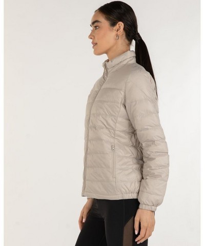 Urbaneer Down Packable Jacket for Women Gray $89.30 Jackets